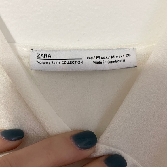 Zara rainbow rope strap white dress medium - Picture 8 of 9